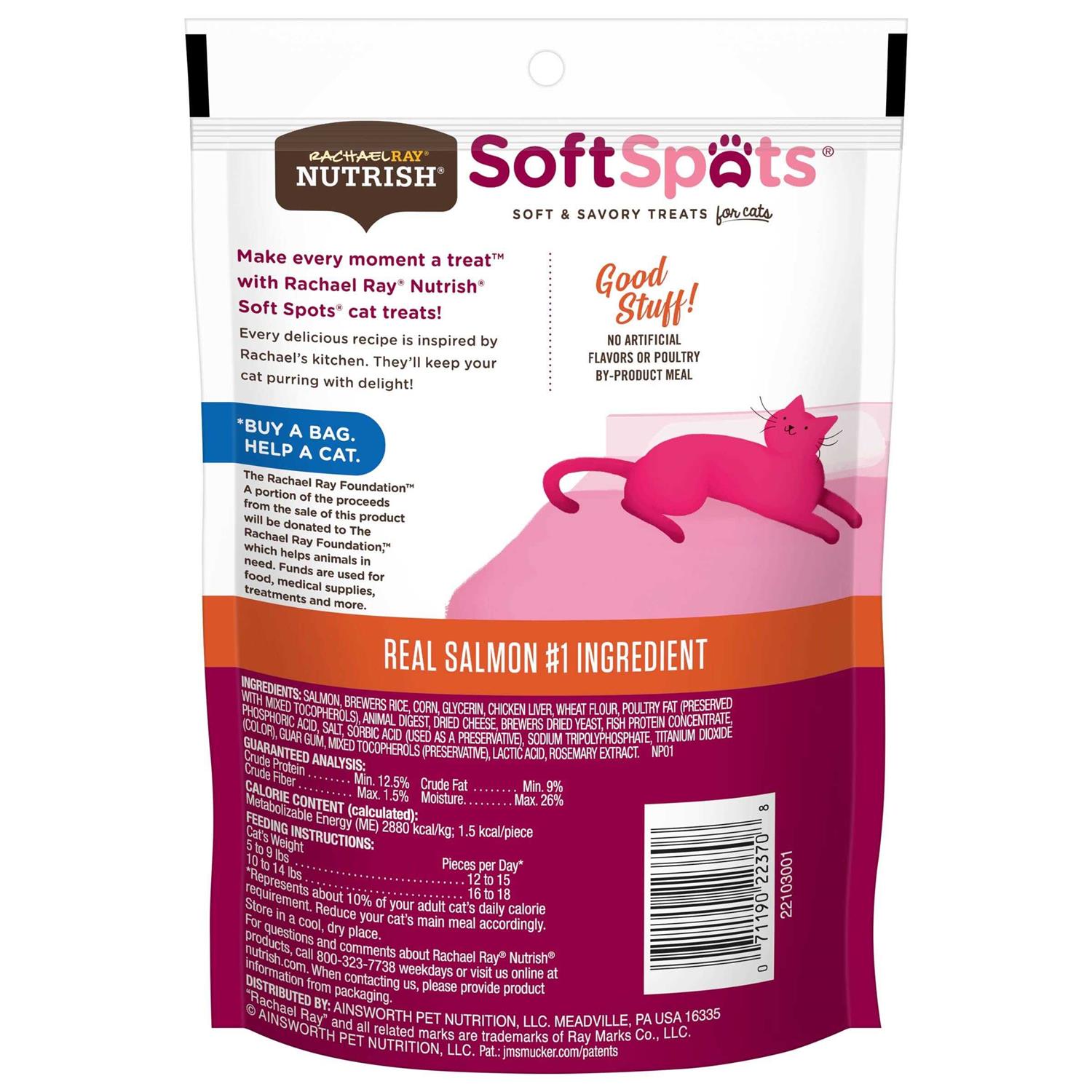 Rachael Ray Nutrish Salmon Soft Spots Cat Treats