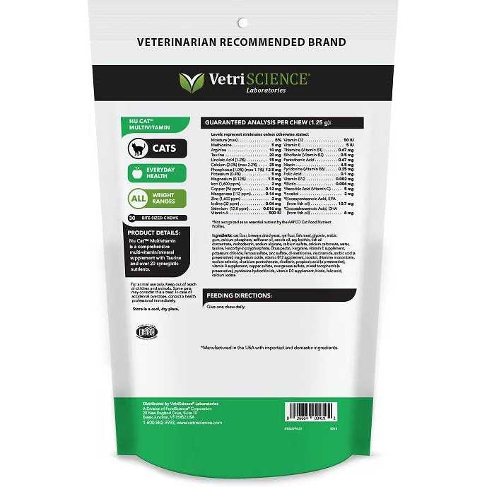 VetriScience Nu Cat Multivitamin