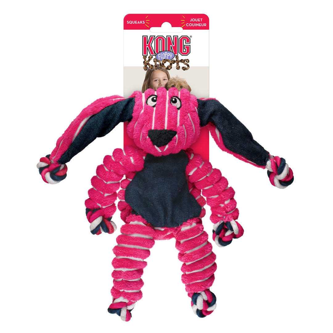 KONG Floppy Knots Bunny Dog Toy