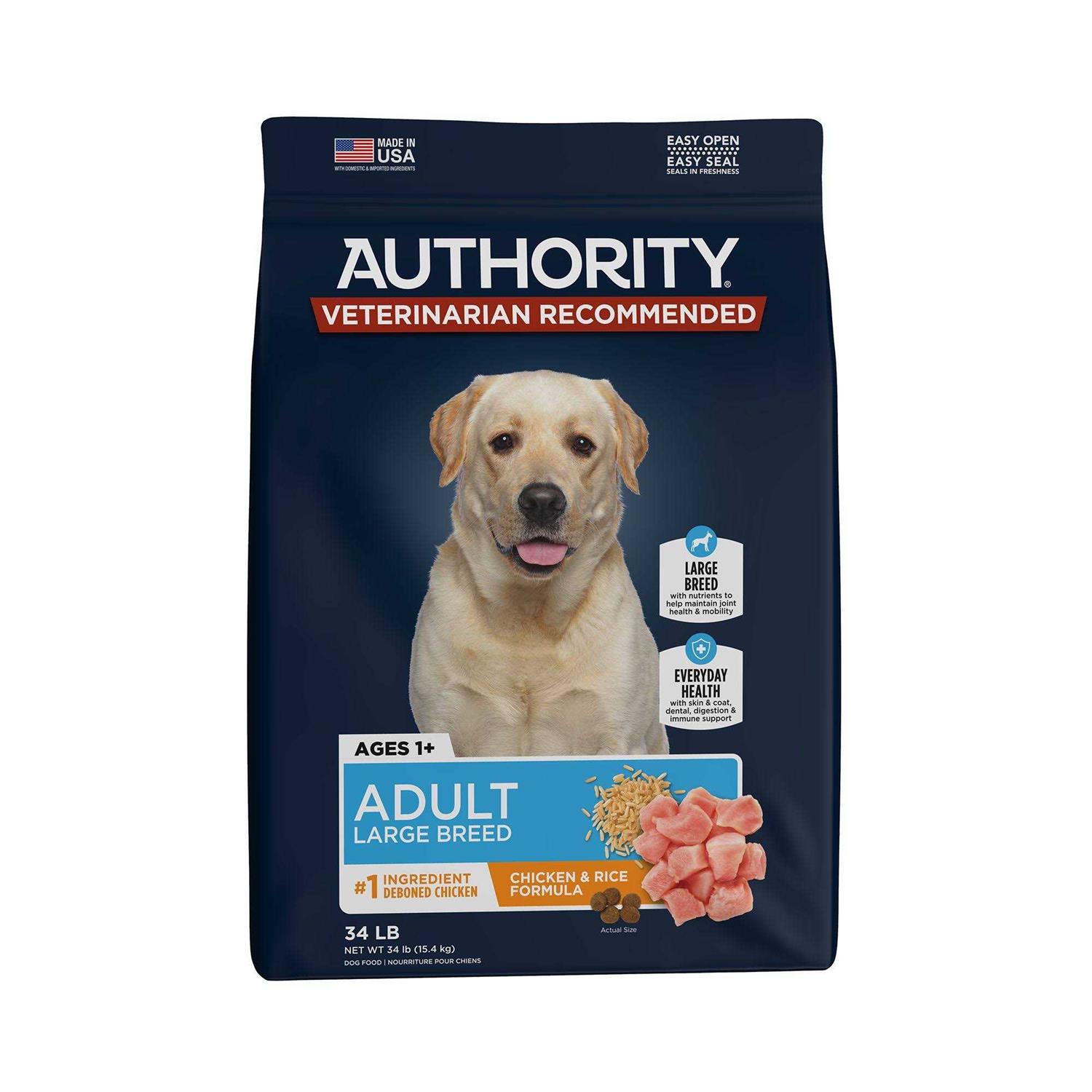 Authority Everyday Health Large Breed Adult Dry Dog Food