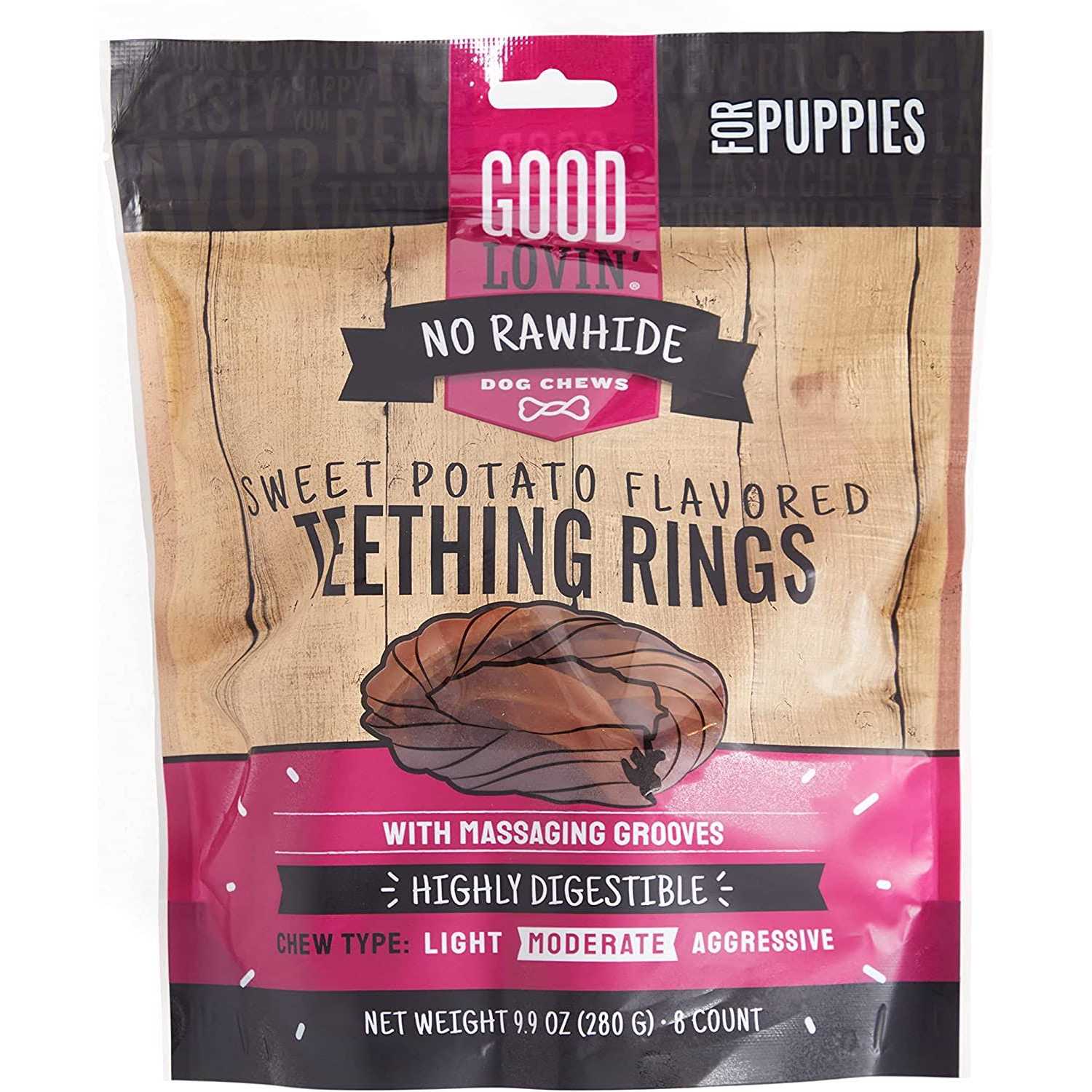 Good Lovin’ Rawhide-Free Sweet Potato Puppy Ring Dog Treats