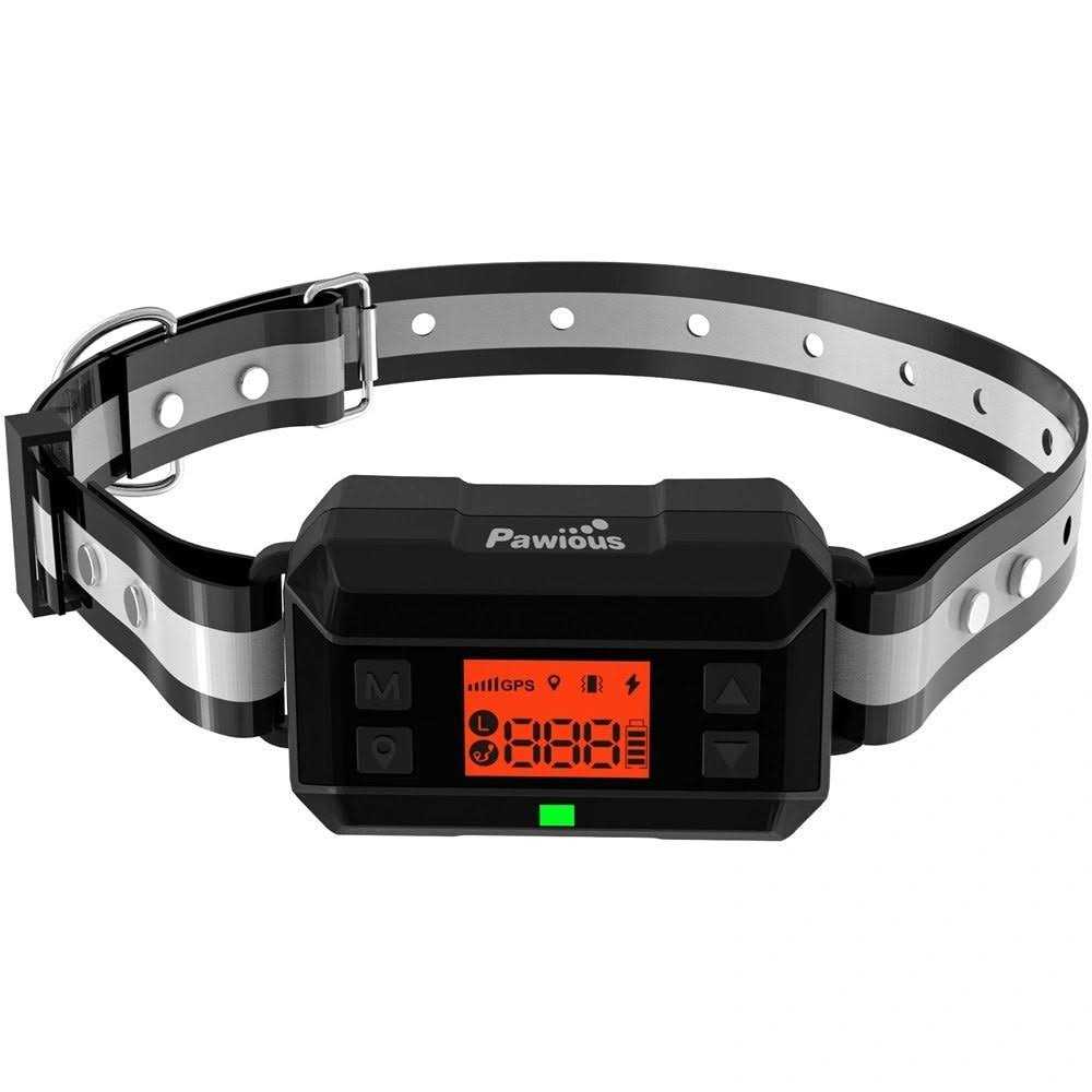 Pawious GPS Dog Fence Wireless Dog Fence, Range 33-1000 Yards