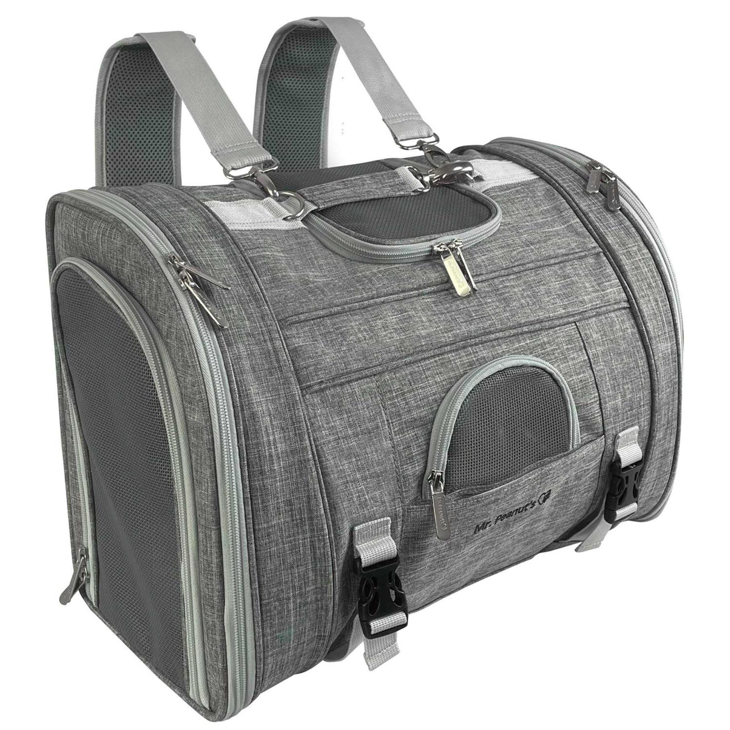Mr. Peanut&s Monterey Series Convertible Backpack Airline Approved Pet Carrier