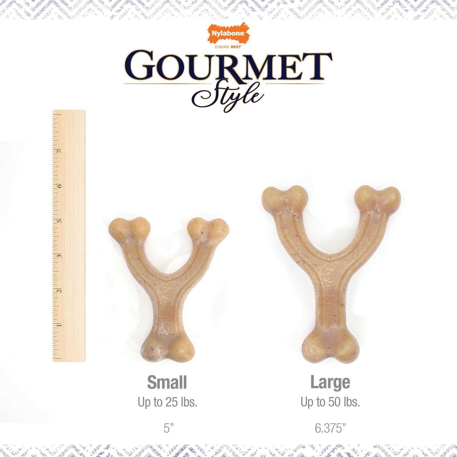 Nylabone Gourmet Style Strong Chew Wishbone Dog Toy
