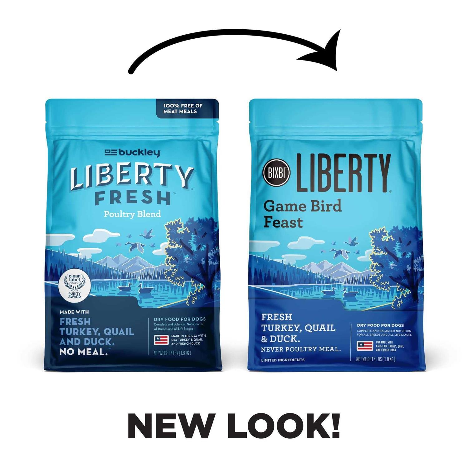 Bixbi Liberty Gamebird Feast Dry Dog Food