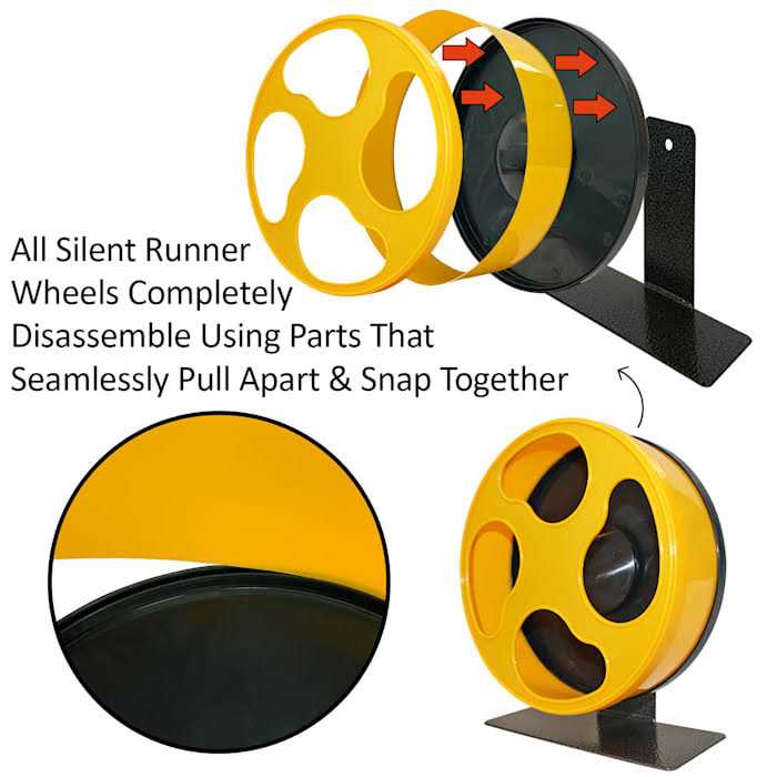 Exotic Nutrition Silent Runner Small Animal Exercise Wheel