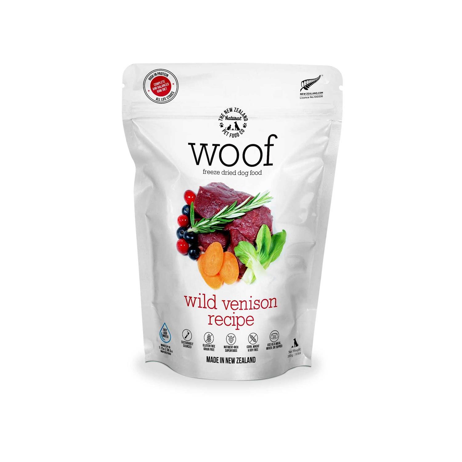 The New Zealand Natural Pet Food Co. New Zealand Natural Wild Venison Freeze-Dried Food
