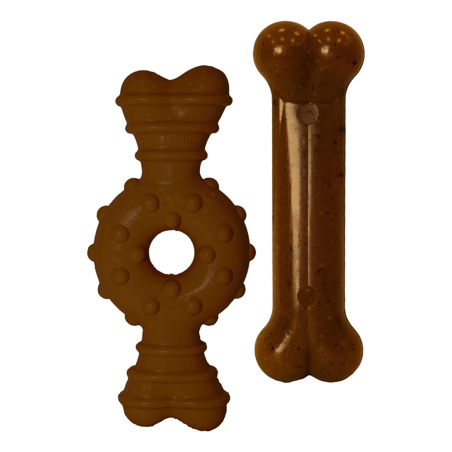 Nylabone Puppy Chew Ring Bone Chicken Flavor Petite