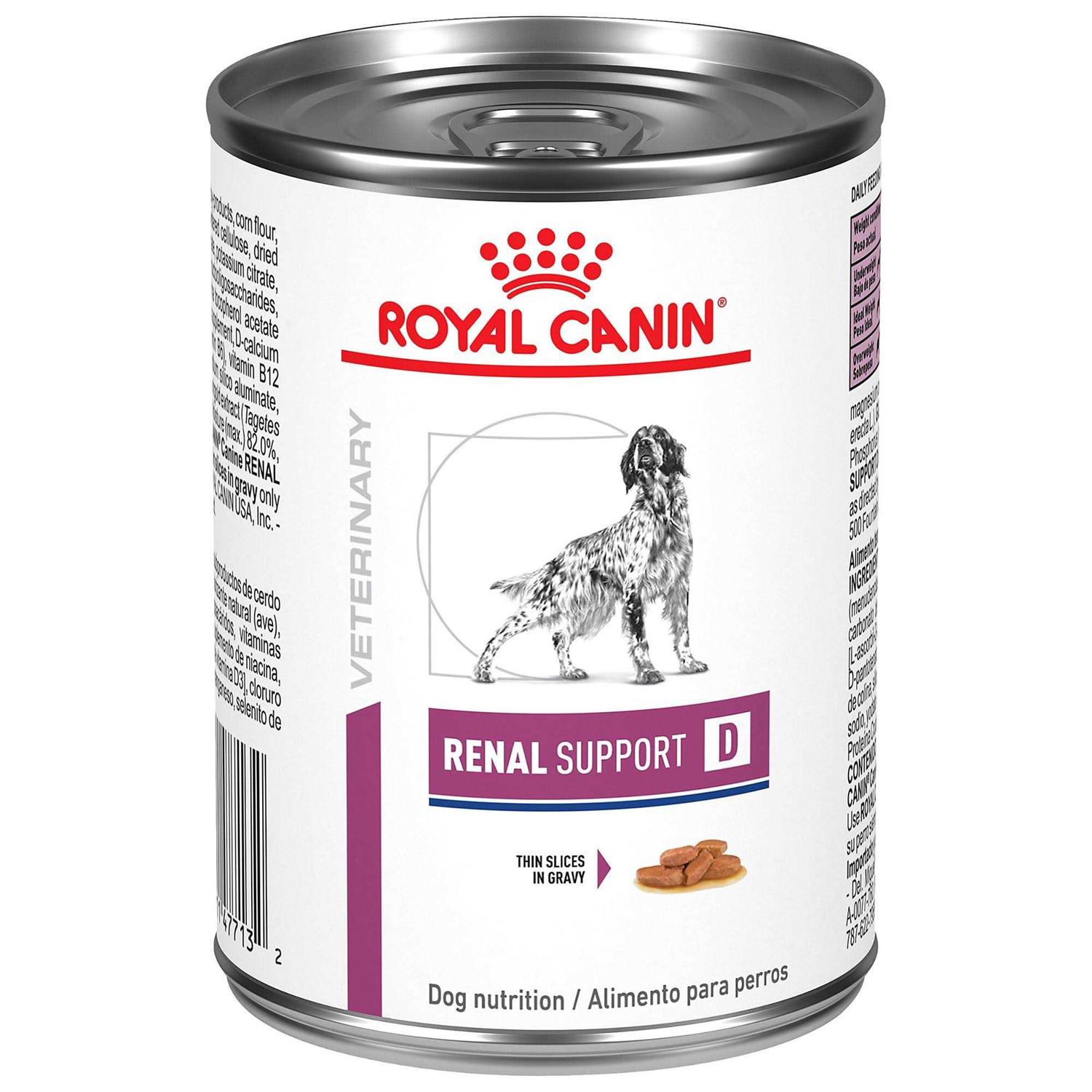 Royal Canin Veterinary Diet Canine Renal Support D Morsels in Gravy Canned Dog Food