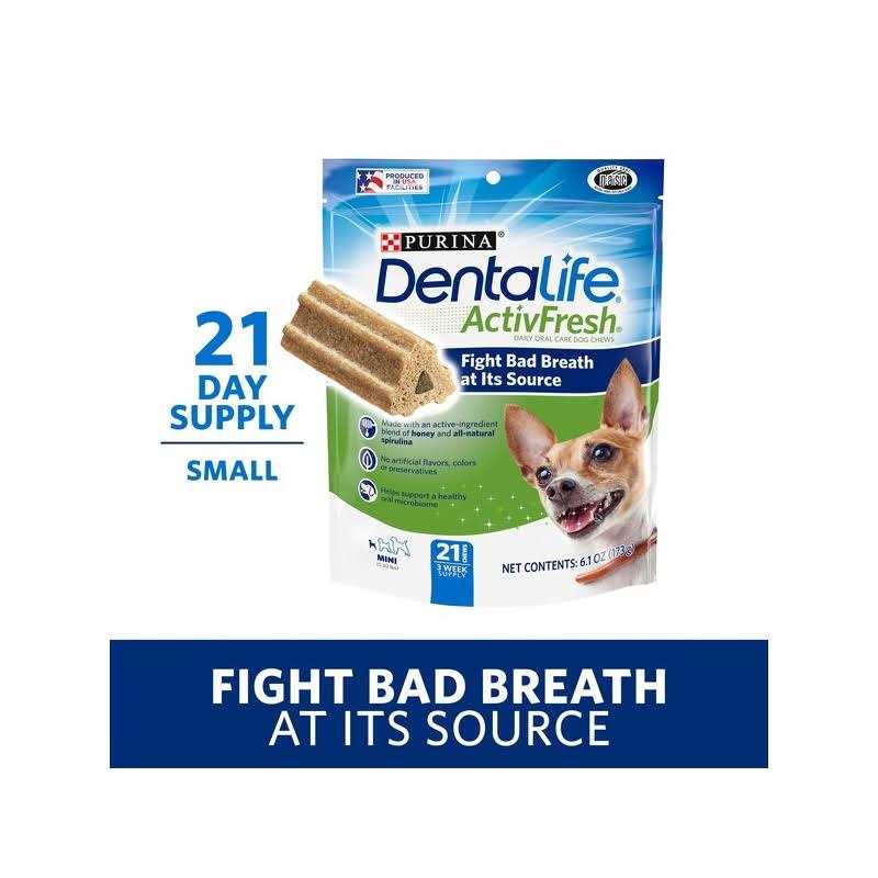 DentaLife Purina ActivFresh Daily Oral Care Mini Dog Chews