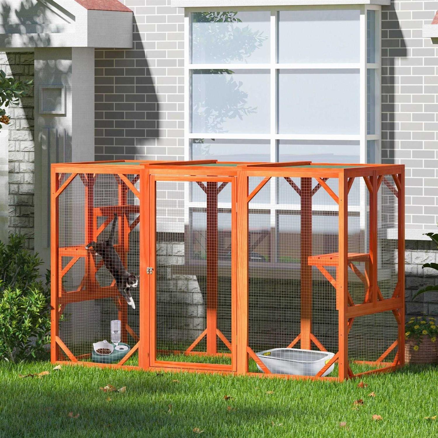 Coziwow Outdoor Cat Enclosure Playpen Catio