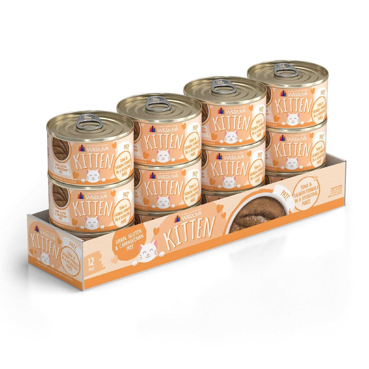 Weruva Kitten Tuna & Salmon Formula in a Hydrating Puree Cat Food