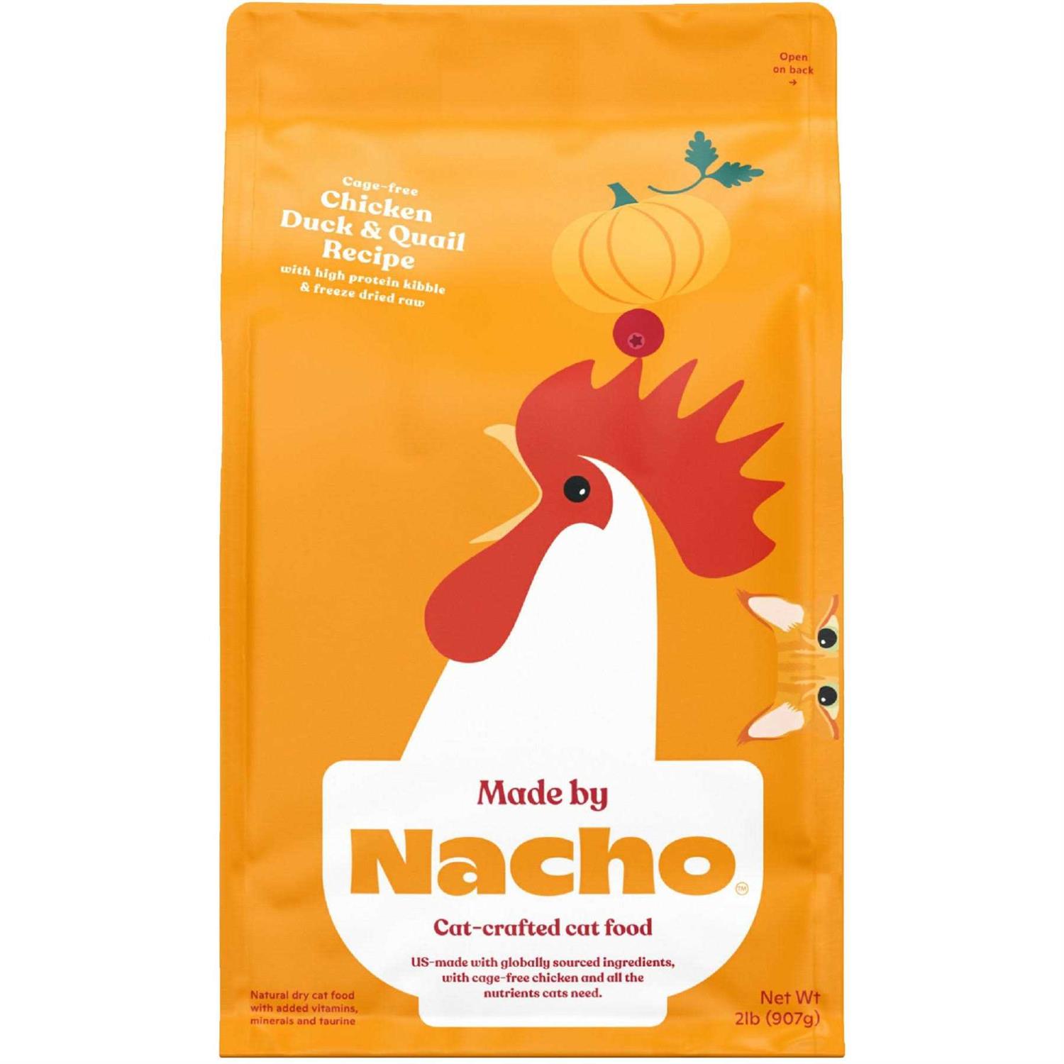 Made by Nacho Dry Cat Food with Freeze Dried Raw Kibble
