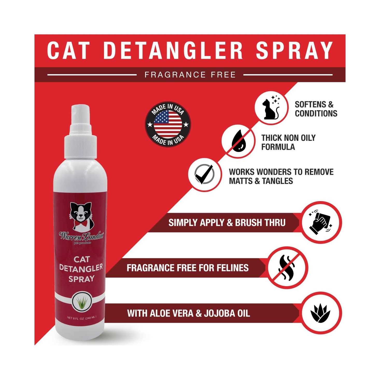 Warren London Cat Detangler Spray