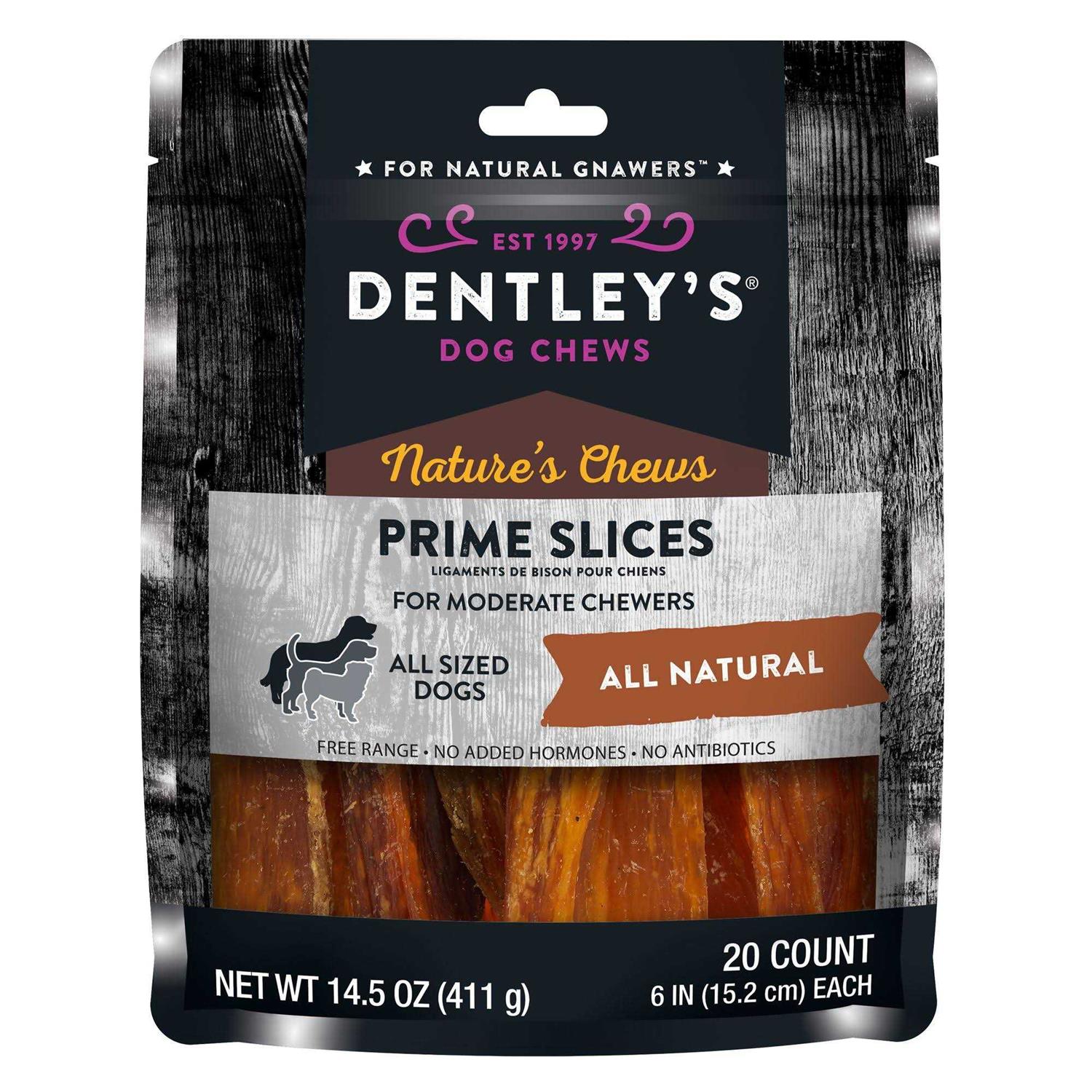 Dentley’s Nature’s Chews Prime Slices Dog Chew