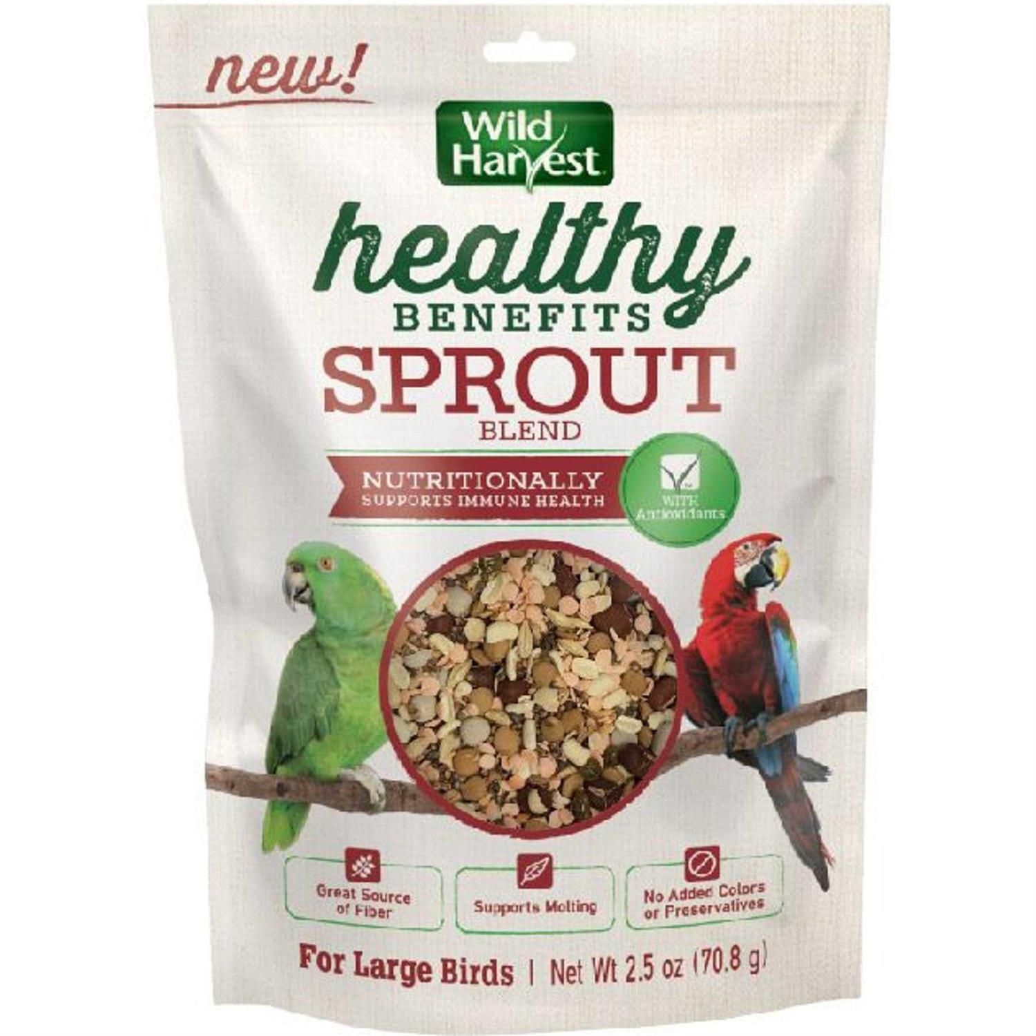 Wild Harvest Healthy Benefits Sprout Blend Bird Treats
