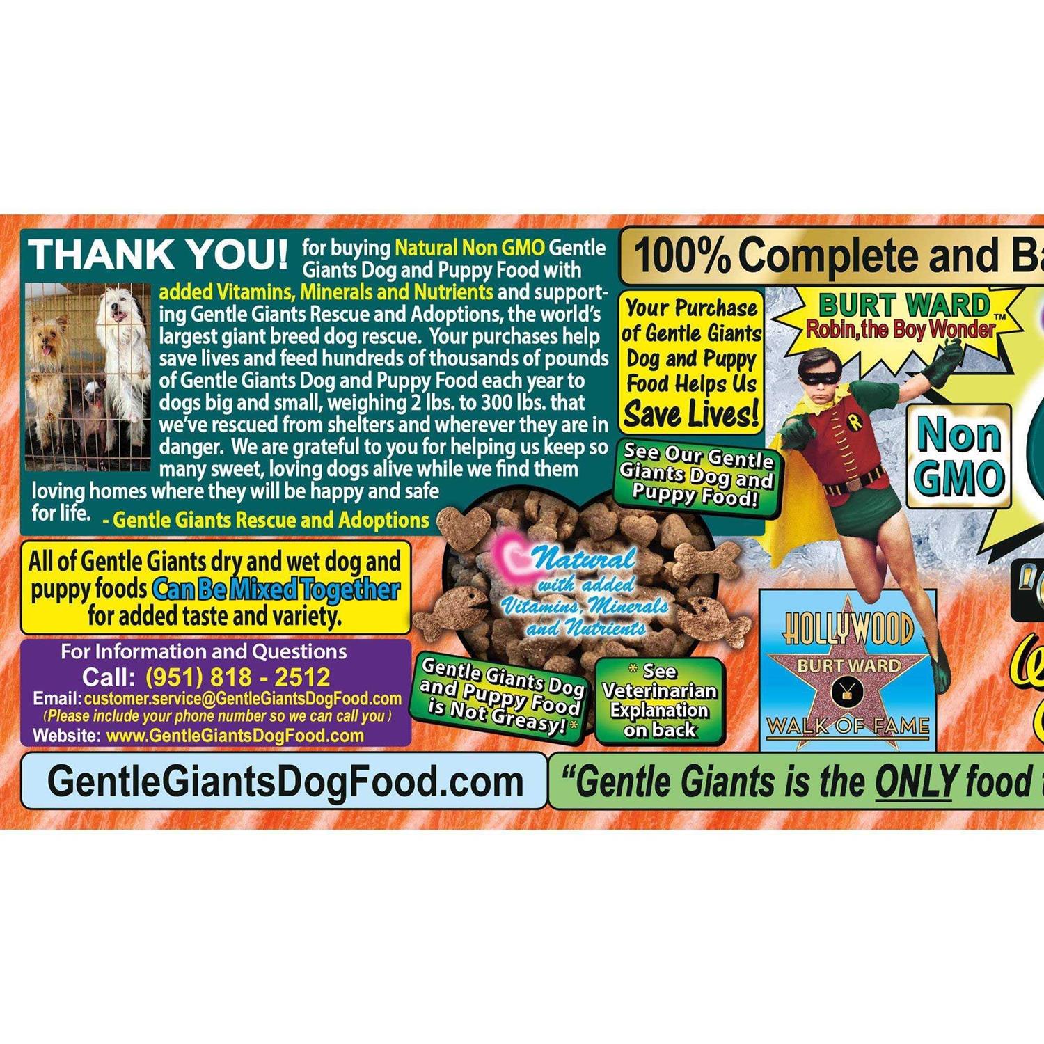 Gentle Giants Dog Food Grain Free Salmon