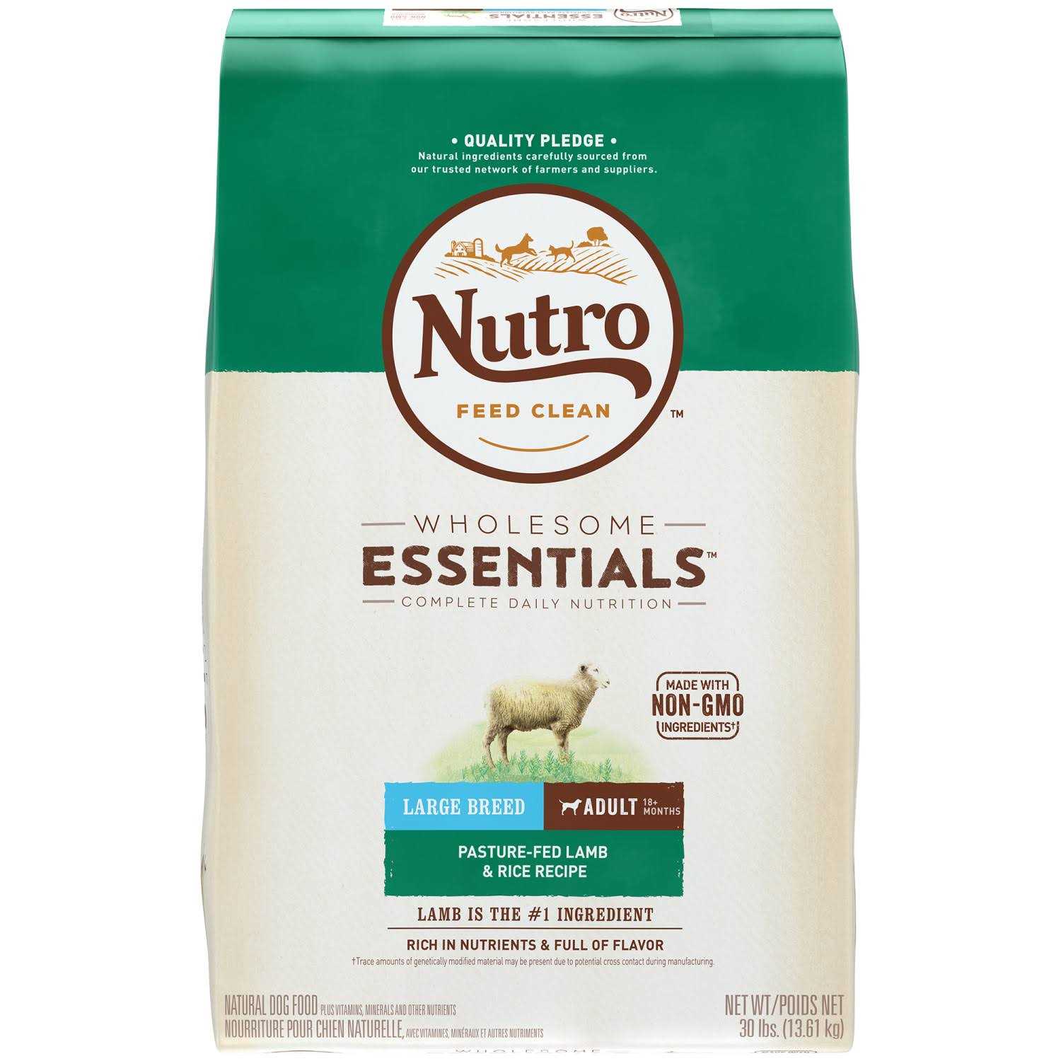 NUTRO Adult Dog Food Lamb & Rice
