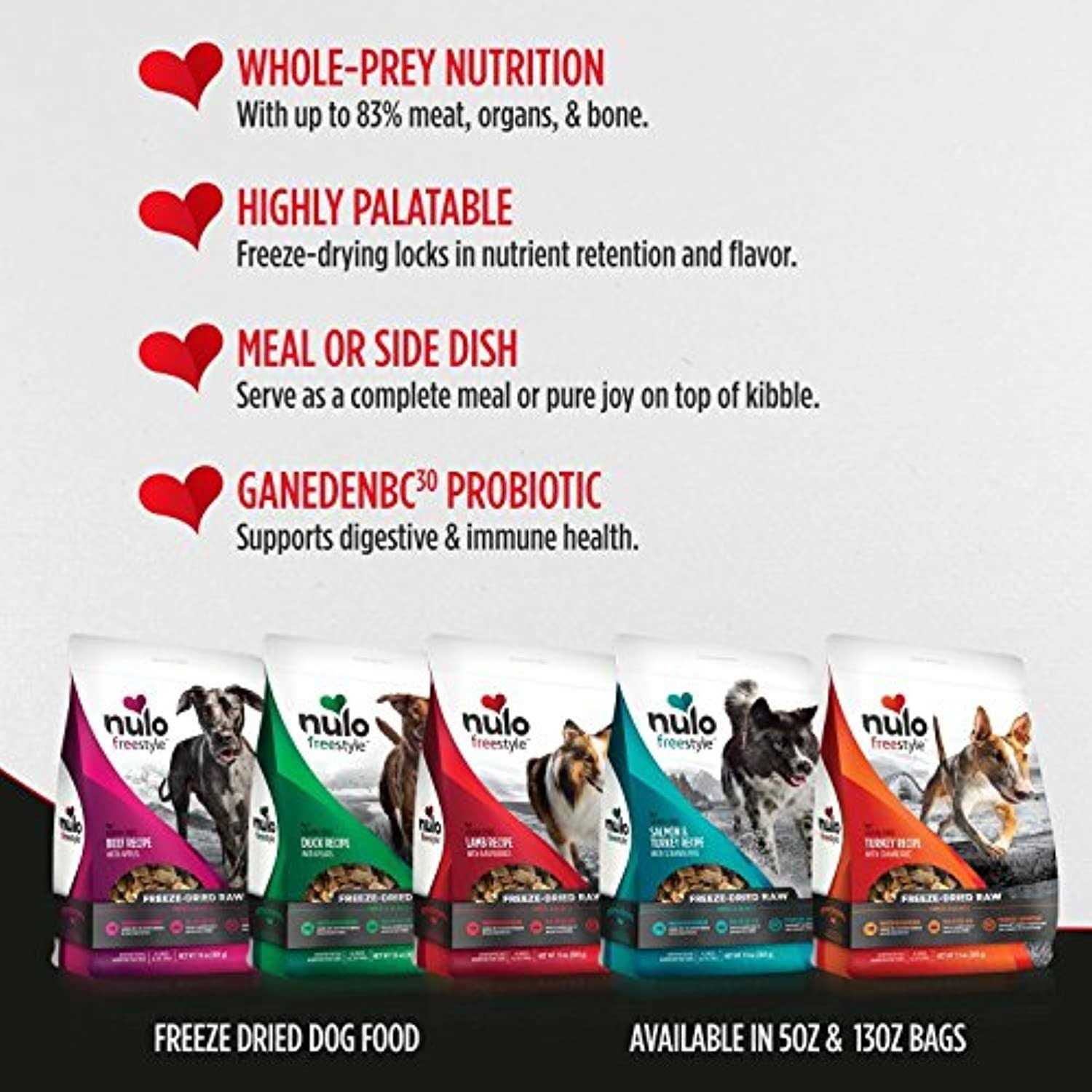 Nulo Freestyle Freeze-Dried Raw Beef with Apples Dog Food