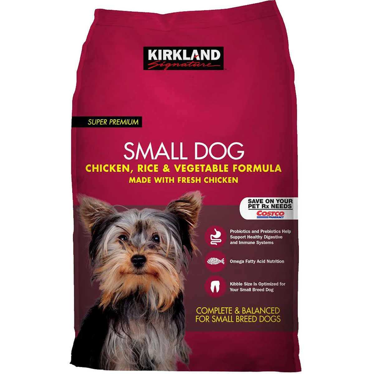 Kirkland Signature Small Formula Chicken & Vegetable Dog Food 20 lb