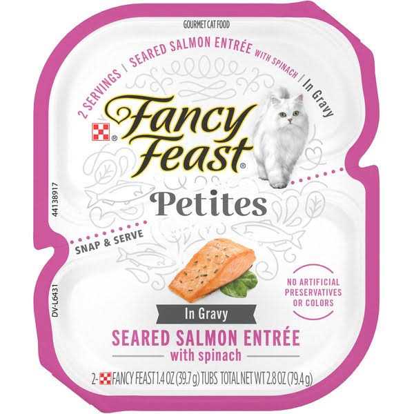 Fancy Feast Petites Wild Alaskan Salmon Pate Wet Cat Food