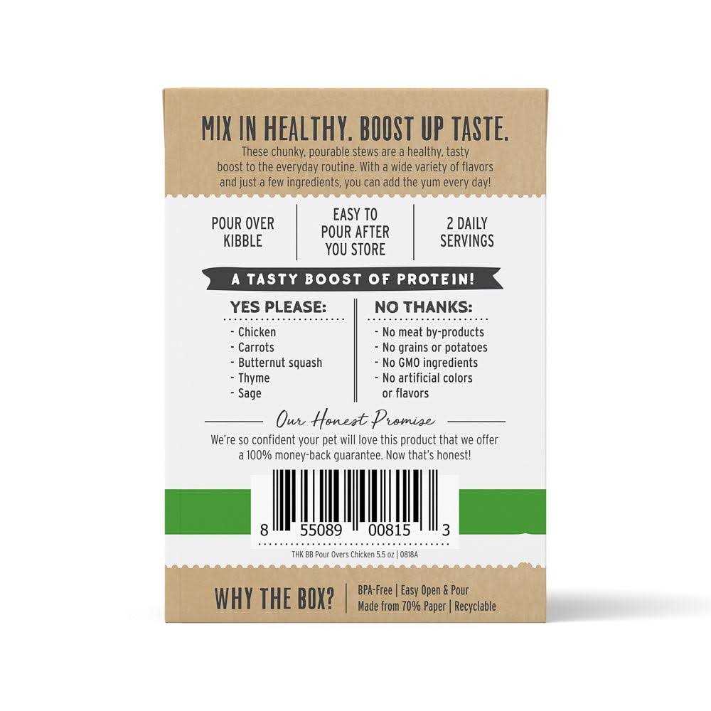 The Honest Kitchen Bone Broth Pour Overs Chicken Stew Wet Dog Food Topper