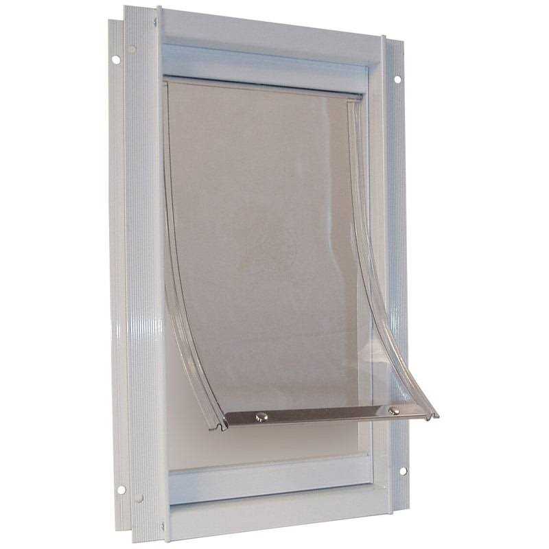 Ideal Pet Products Deluxe White Aluminum Pet Door