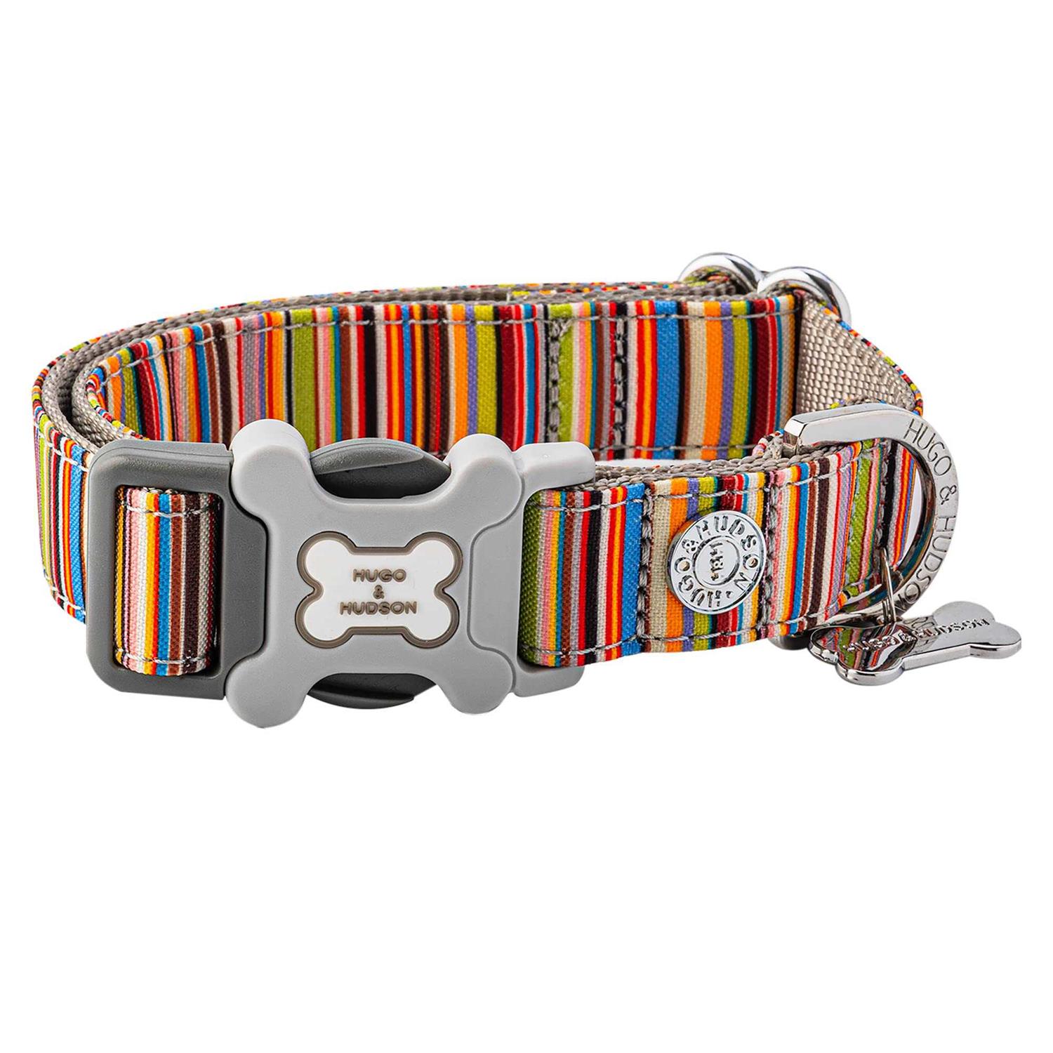 HUGO & HUDSON Fabric Nylon Dog Collar