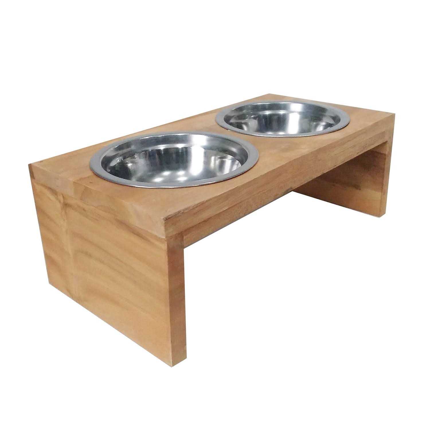 D-Art Collection Pet Feeder Stand with 2 Bowls