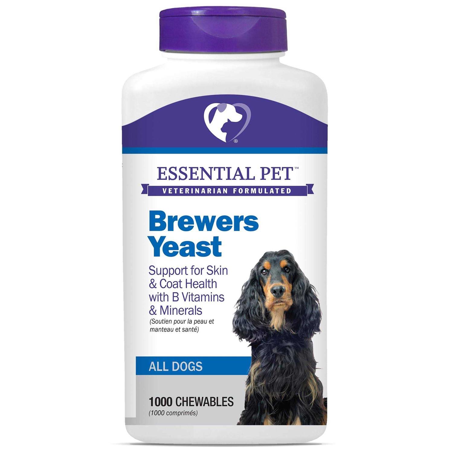 Essential Pet Products Brewers Yeast Chewable Tablets with Garlic