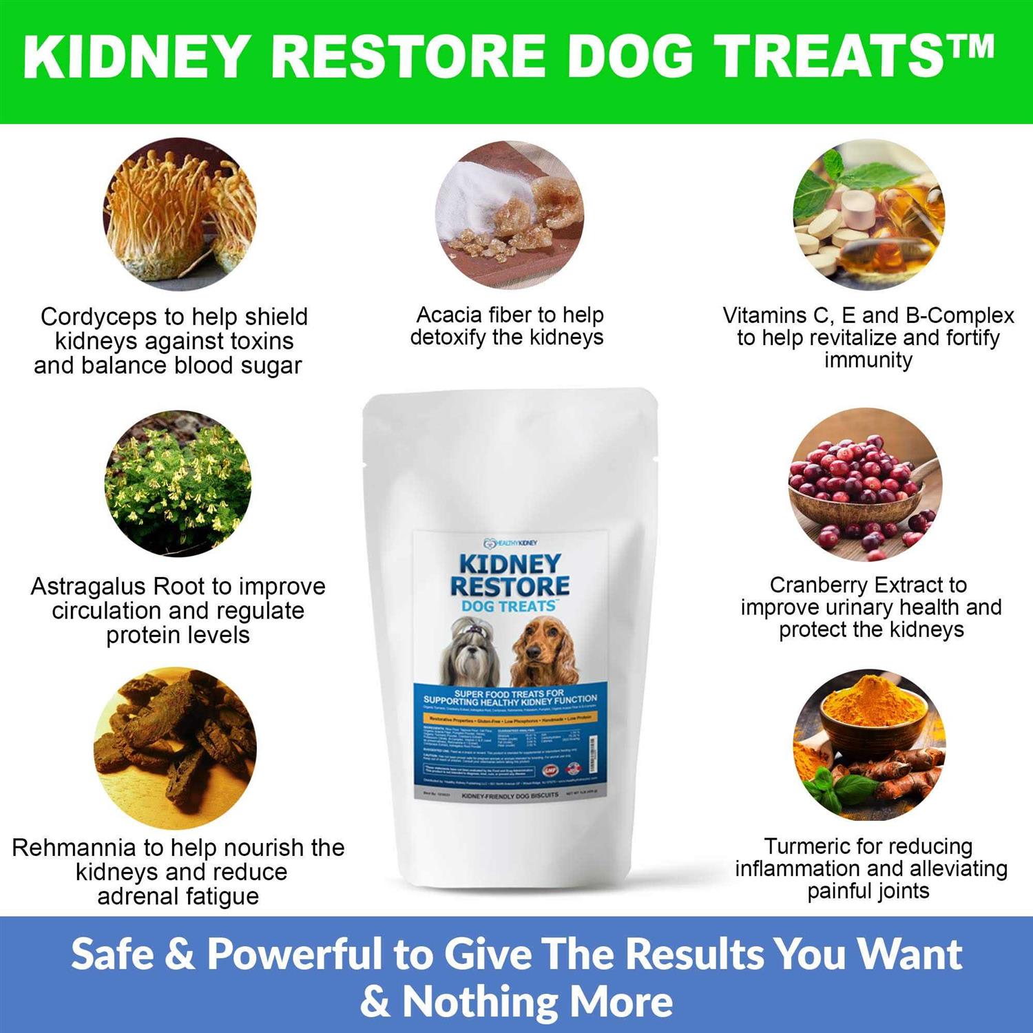 Kidney Restore Bacon Dog Treats Low Protein Dog Treats for Kidney Support for Dogs. Renal Treats for Any Kidney Dog Diet