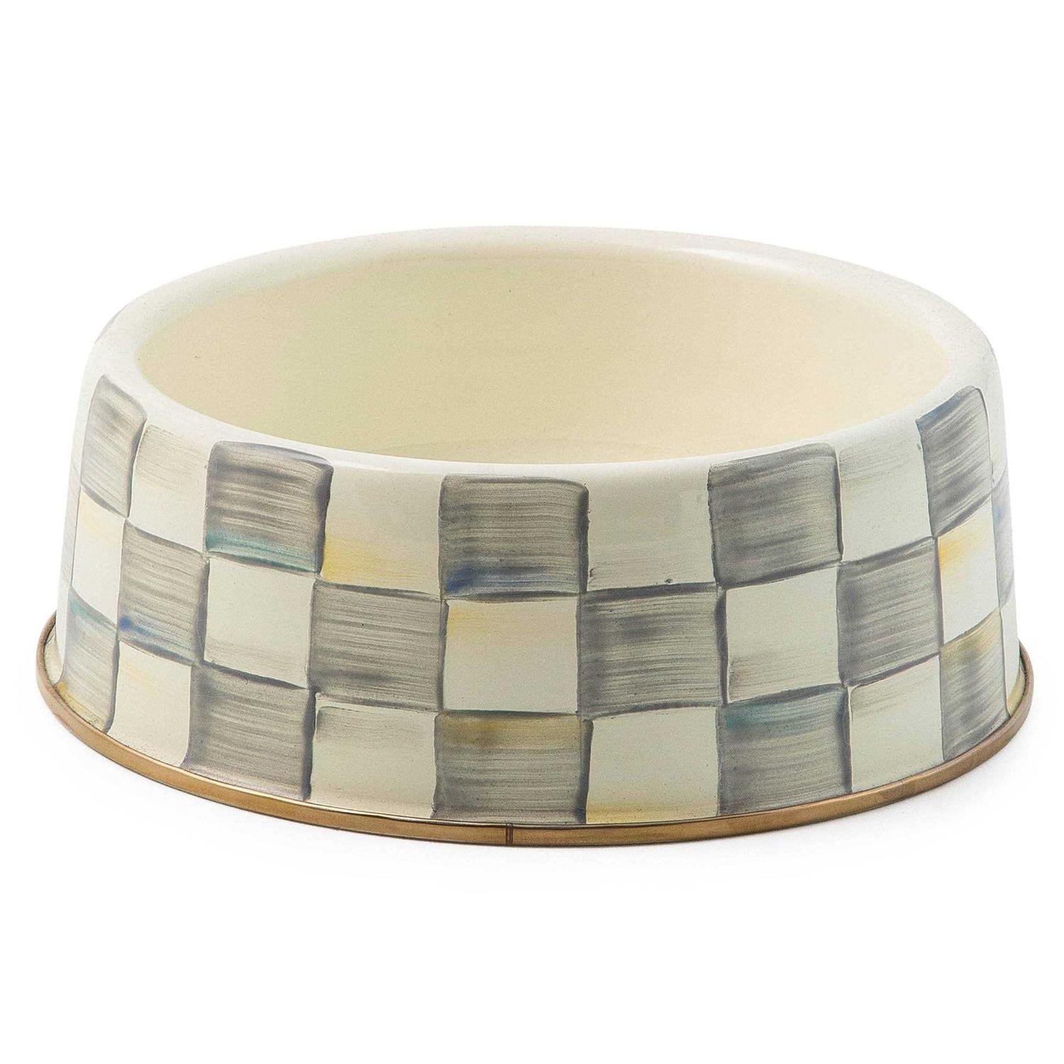 MacKenzie-Childs Check Pet Dish