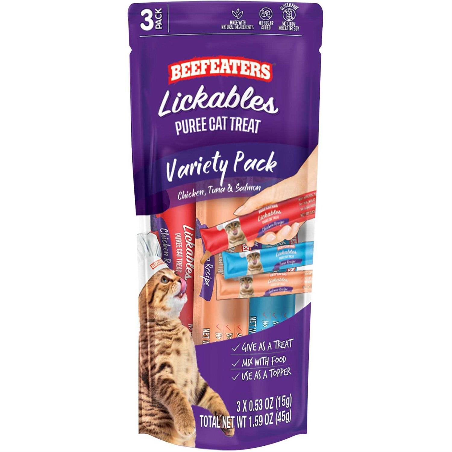 Beefeaters Lickables Puree Cat Treats