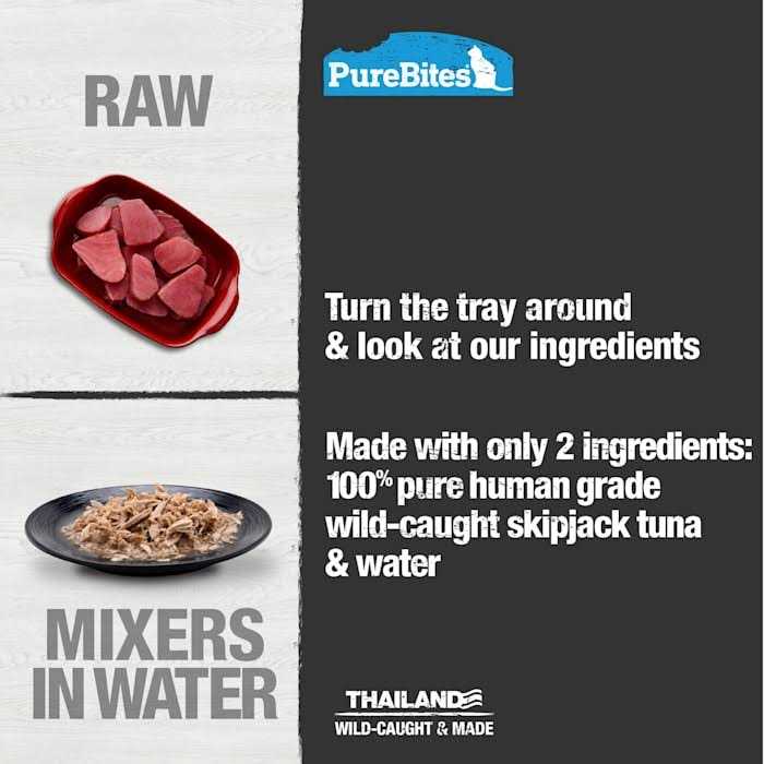 PureBites Mixers Wild Skipjack Tuna in Water Cat Food