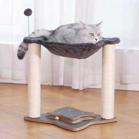 Petfamily 3 in 1 Cat Scratching Post with Hammock