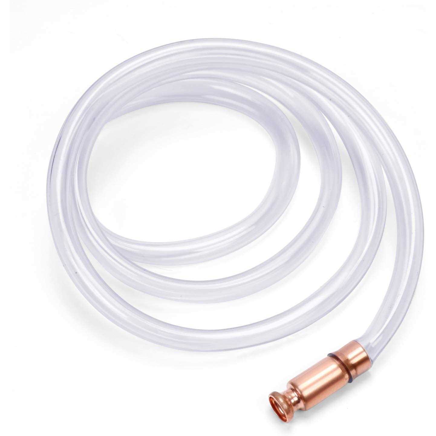 HORUSDY Gas Siphon 6FT Multi-Purpose Super Easy Siphon Pump,1/2 Valve Virgin Grade Tubing Safe