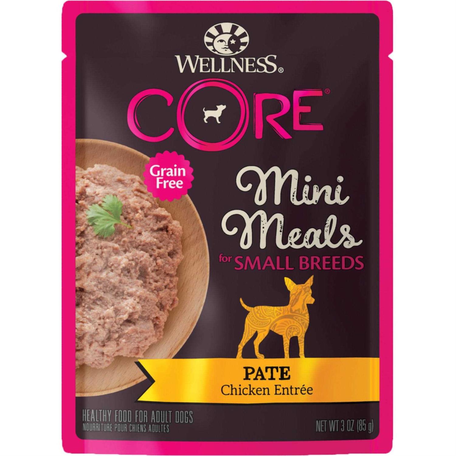Wellness Core Natural Grain Free Small Breed Mini Meals Wet Dog Food