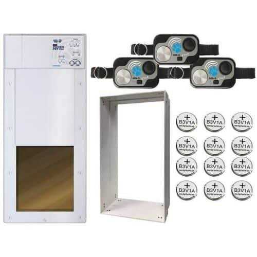 High Tech Pet WiFi Enabled Smartphone Controlled Automatic Dog and Cat Door