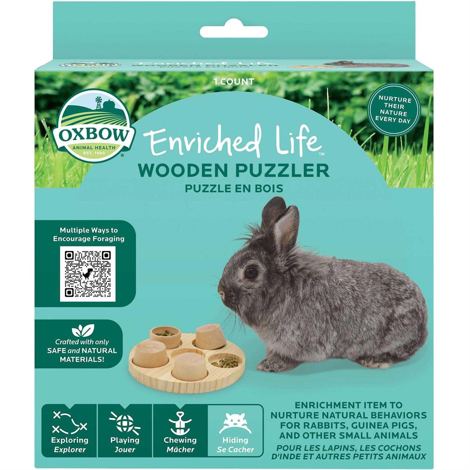 Oxbow Enriched Life Wooden Puzzler Toy