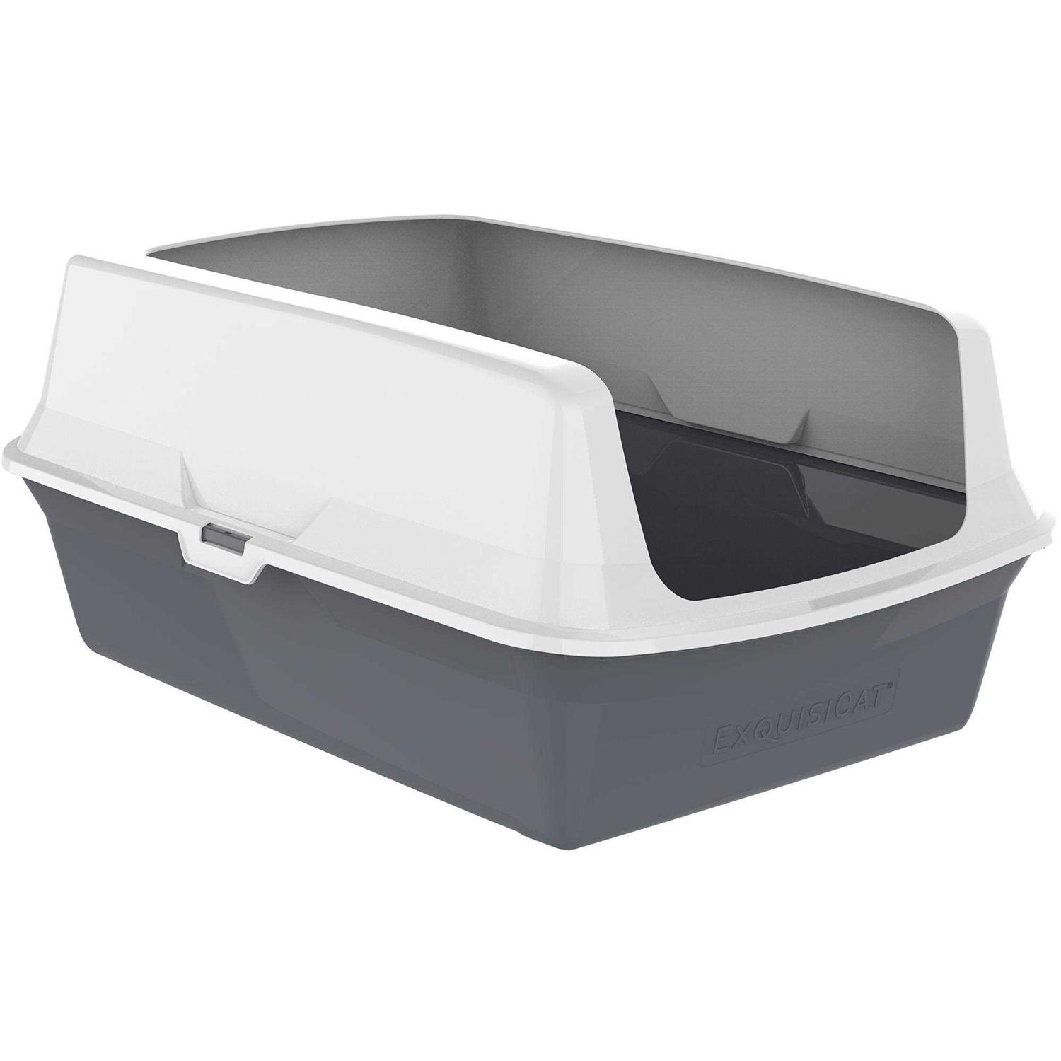 ExquisiCat Plastic Rimmed Litter Pan