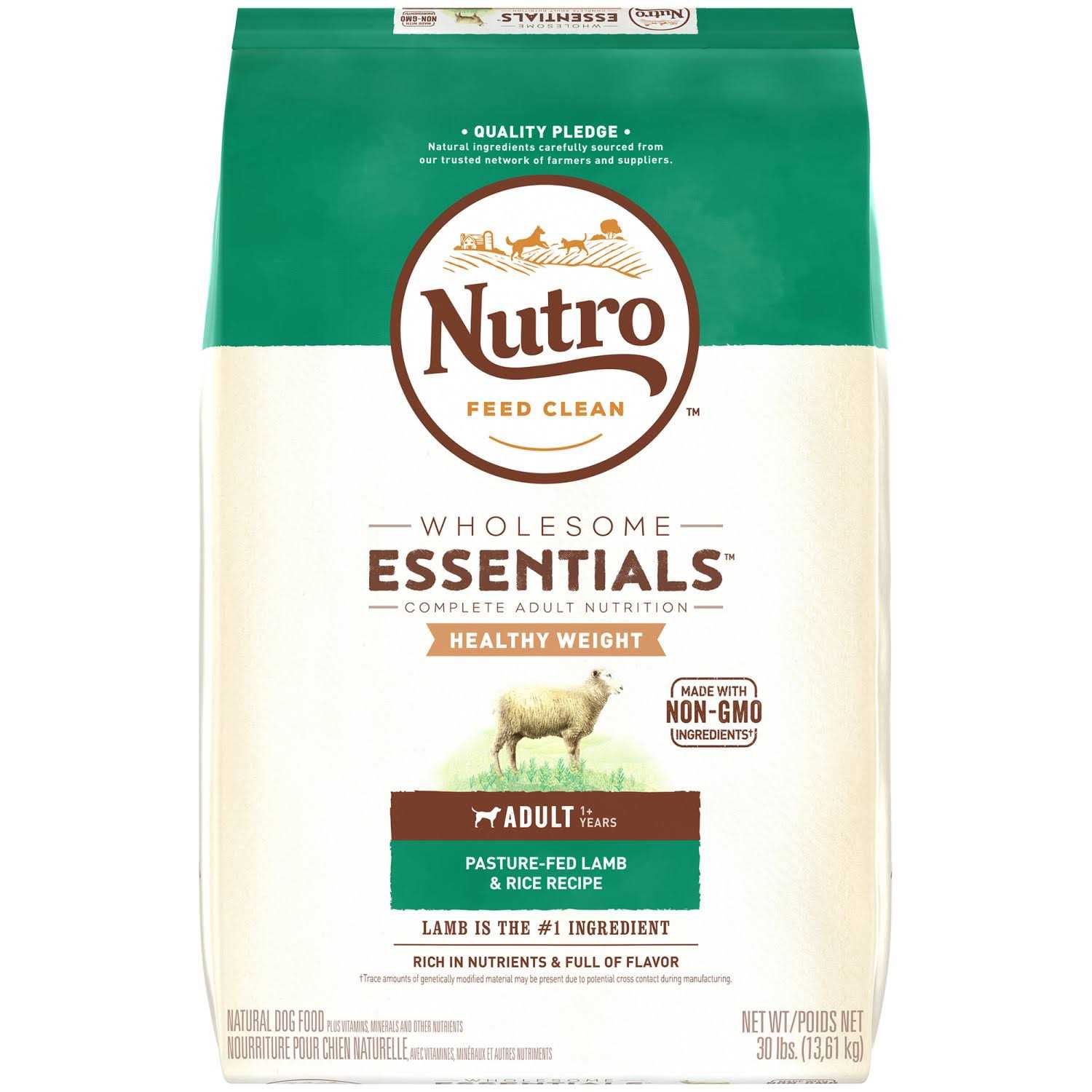 NUTRO Adult Dog Food Lamb & Rice
