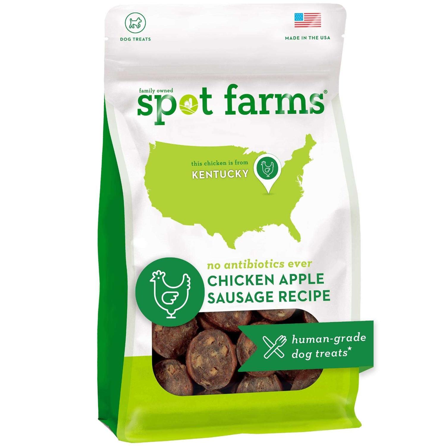 Spot Farms Chicken Apple Sausage Dog Treats