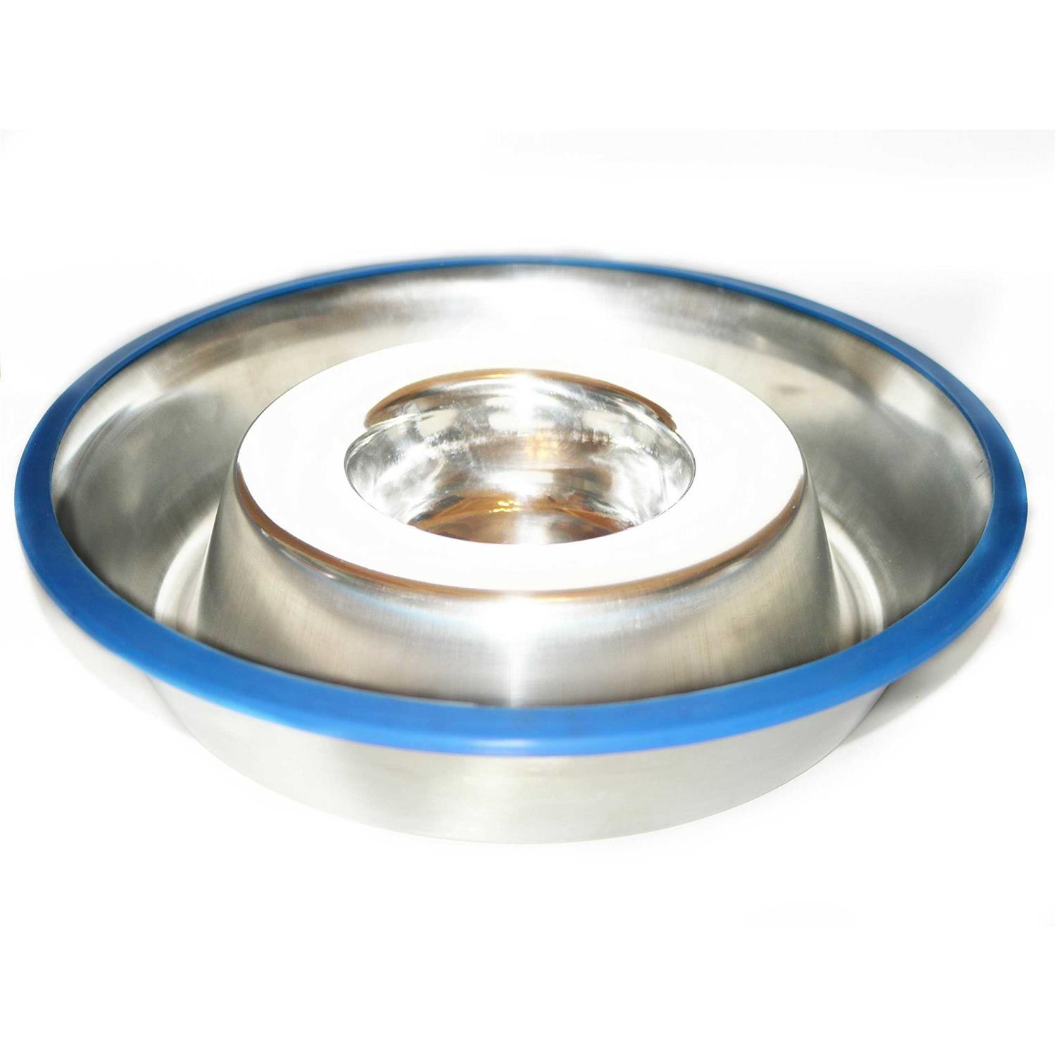 Mr. Peanut’s Slow Feed Anti Bloat Dog Bowl with Bonded Silicone Base