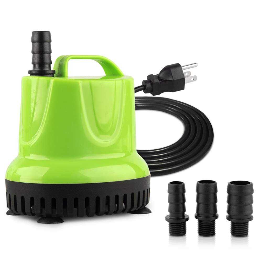 FREESEA GPH Submersible Water Pump for Pond Aquarium Hydroponics Fish Tank Fountain Waterfall
