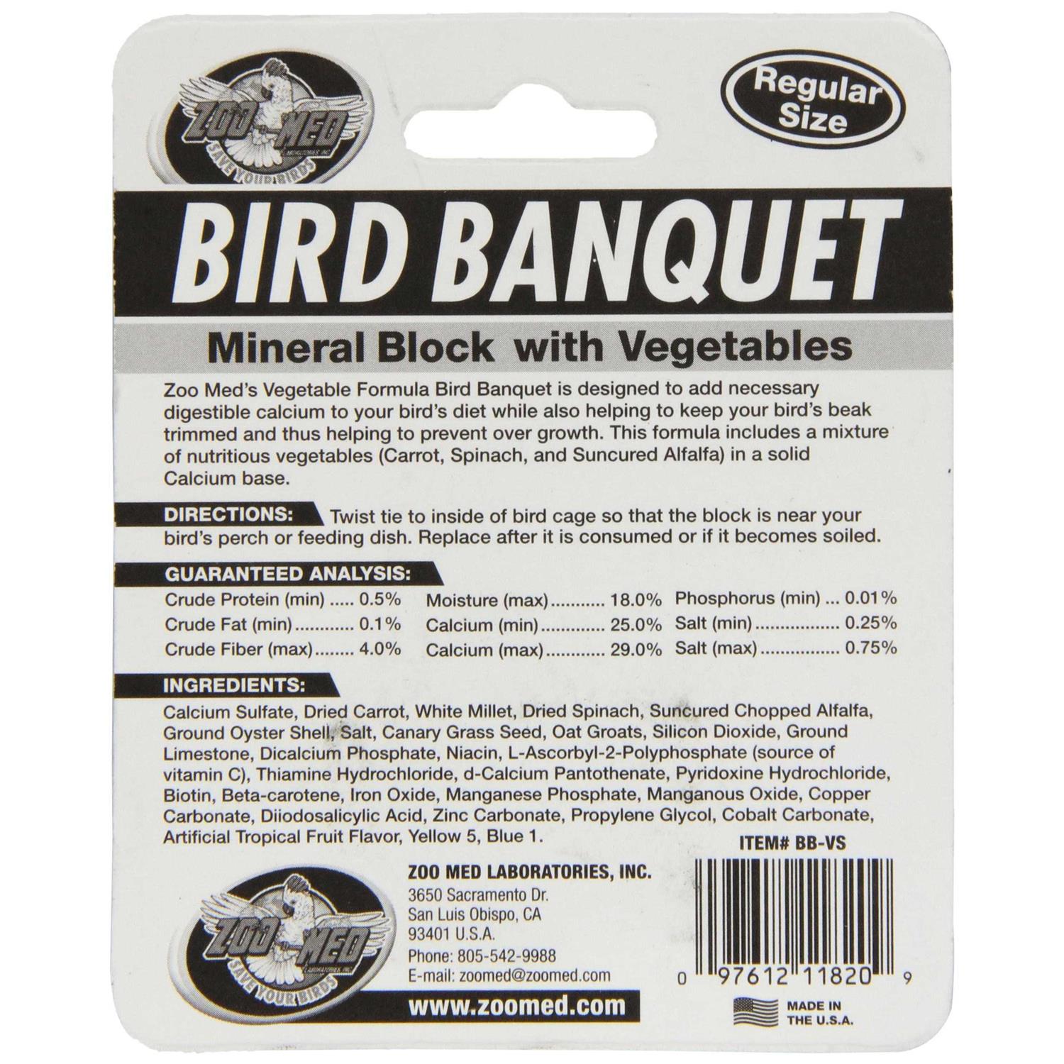 Zoo Med Bird Banquet Mineral Block