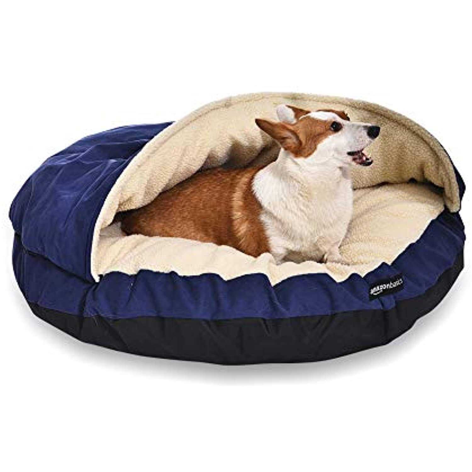 Amazon Basics Cozy Pet Cave Bed for Dog