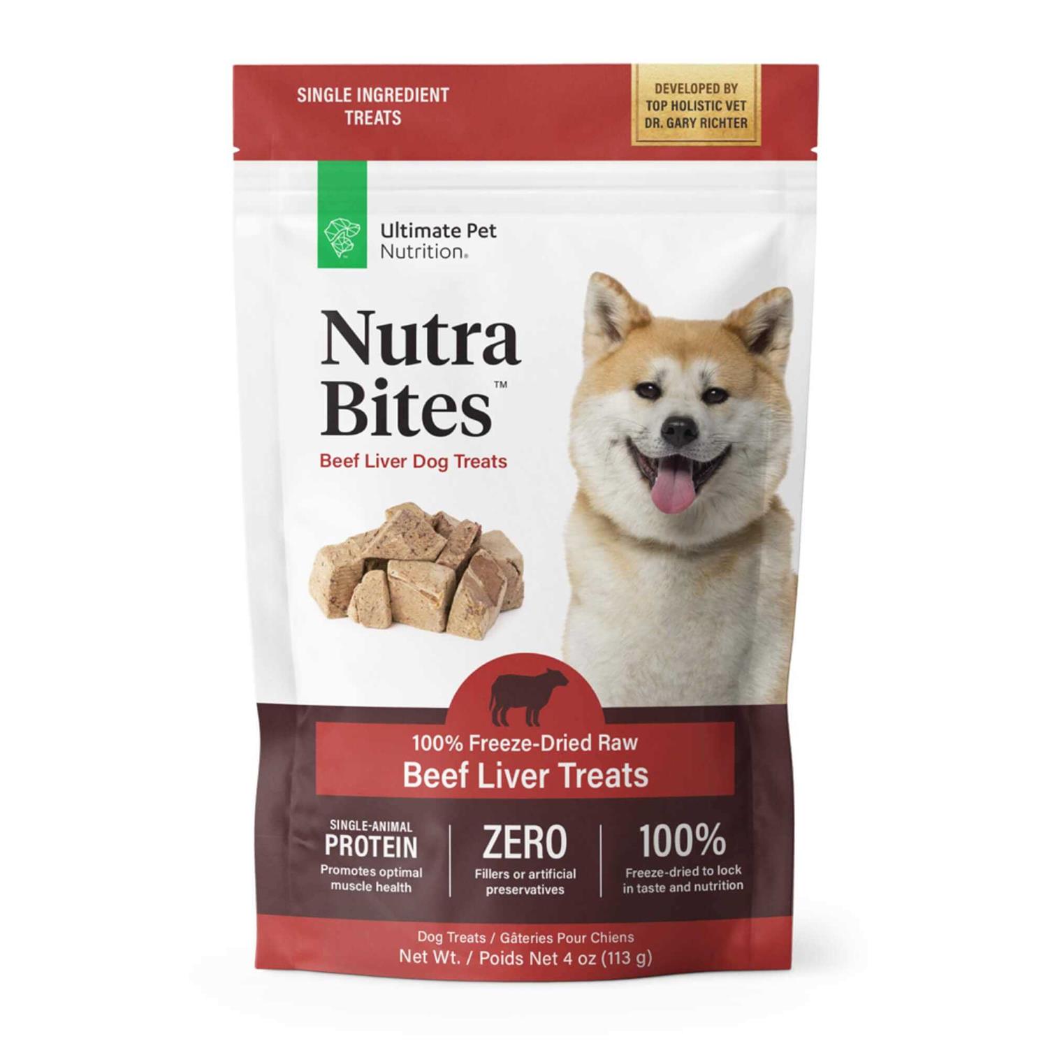Ultimate Pet Nutrition Nutra Bites Liver Freeze-Dried Dog Treats