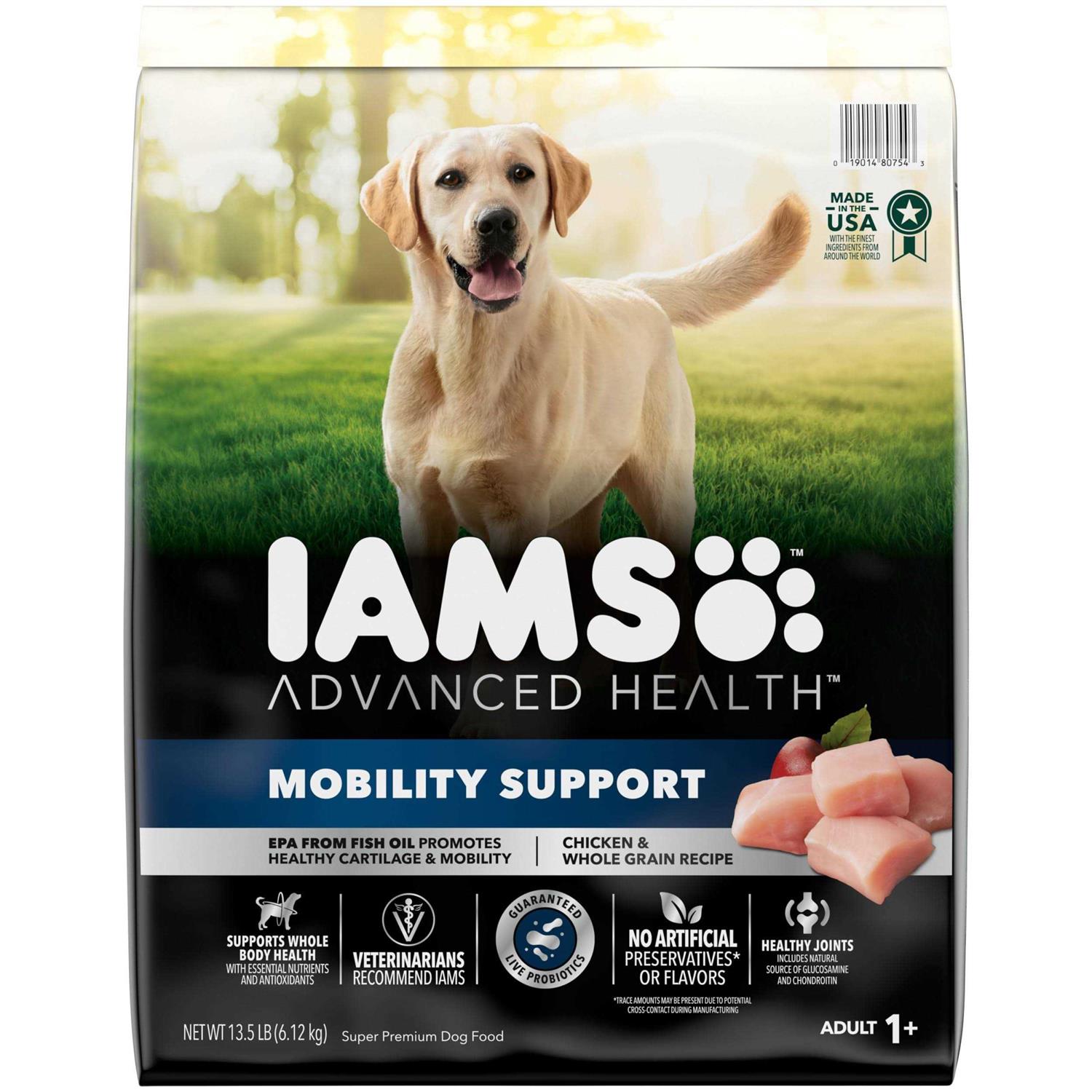 Iams Advanced Health Mobility Support Chicken & Whole Grain Recipe Adult Dry Dog Food