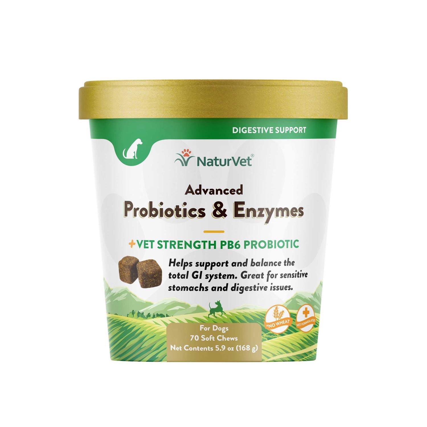 NaturVet Advanced Probiotics & Enzymes Soft Chews
