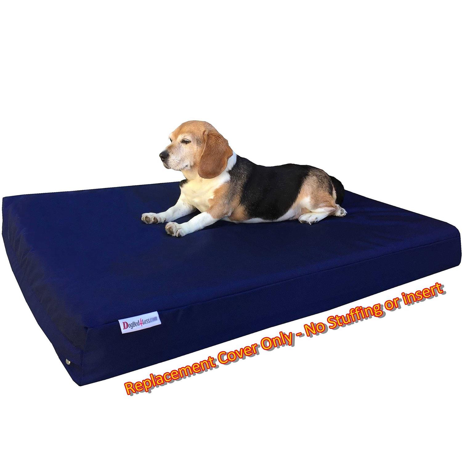 Dogbed4less 1680 Ballistic Heavy Duty Dog Pet Bed External Zipper Duvet cover
